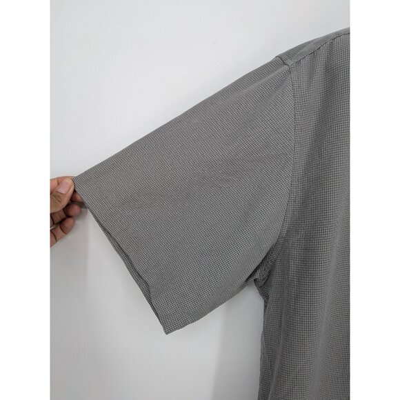 Quiksilver Waterman Button Up Shirt Men 2XL Check Outdoor Coastal Surfer Casual - Picture 3 of 11